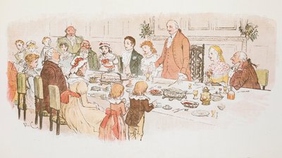 A Christmas meal by Randolph Caldecott