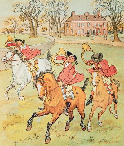 Three Jovial Huntsmen by Randolph Caldecott