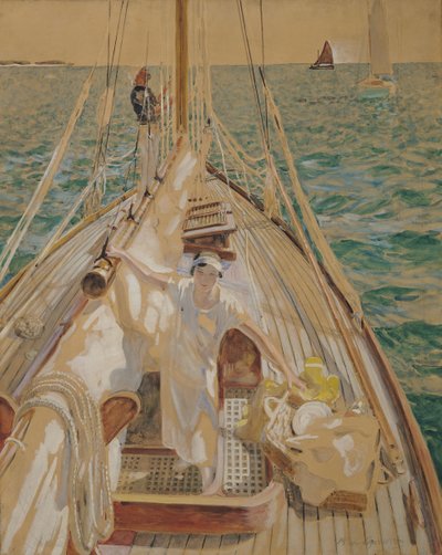 Weighing Anchor by Raoul Du Gardier