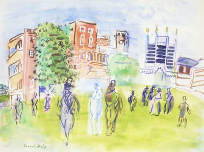 Ascot, the Stands by Raoul Dufy