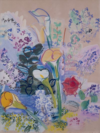Bouquet of Arums by Raoul Dufy