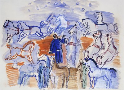 Circus Horses by Raoul Dufy