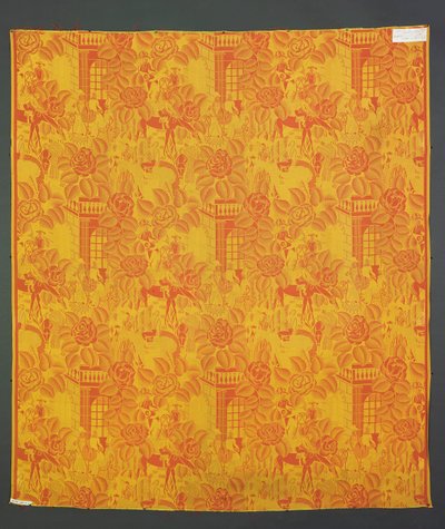 Cloth with Art Nouveau style design by Raoul Dufy