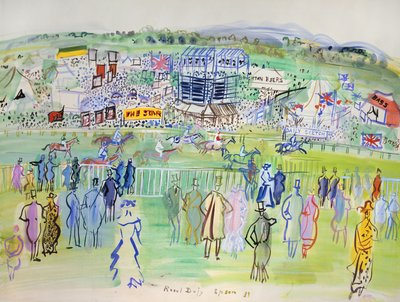 Epsom, The Racecourse by Raoul Dufy