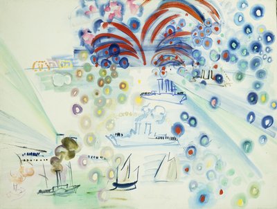 Fireworks, Trouville by Raoul Dufy