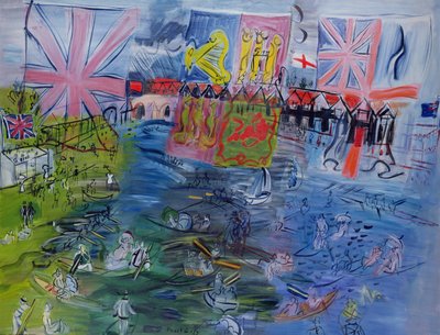 Henley Regatta with Flags by Raoul Dufy