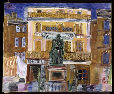 The Sube Hotel in Saint Tropez by Raoul Dufy
