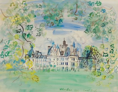 The Chateau of Chambord by Raoul Dufy