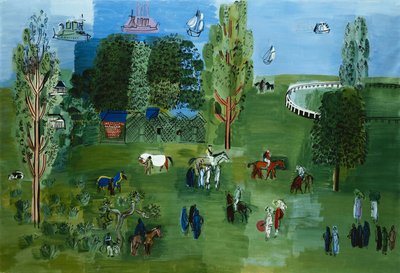 The Paddock, c.1926 by Raoul Dufy