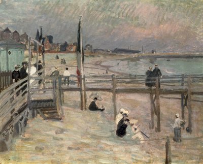 On the Beach at Sainte-Adresse by Raoul Dufy