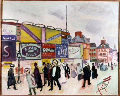 Posters in Trouville by Raoul Dufy