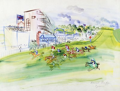 Races at Epsom by Raoul Dufy