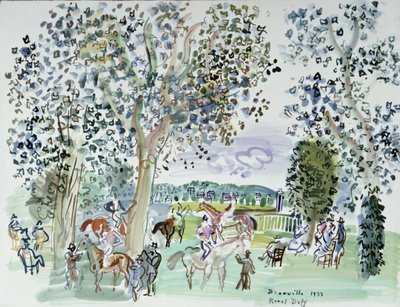 Racing at Deauville by Raoul Dufy