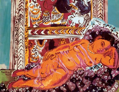 Reclining Nude by Raoul Dufy