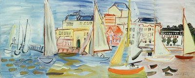 Regatta at Deauville by Raoul Dufy