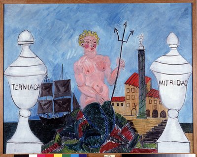 Siren with Trident by Raoul Dufy