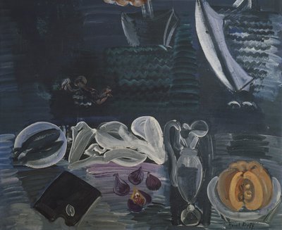 Still-life with the Sea in the Background by Raoul Dufy