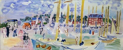 Sunday Deauville by Raoul Dufy