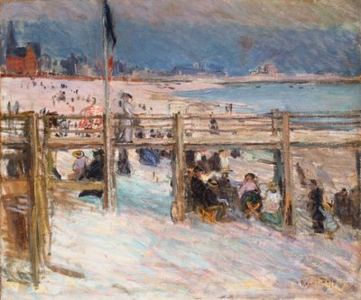 The Beach at Sainte-Adresse by Raoul Dufy