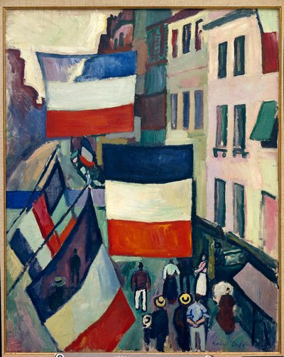 The Bulwark Street On July 14 by Raoul Dufy