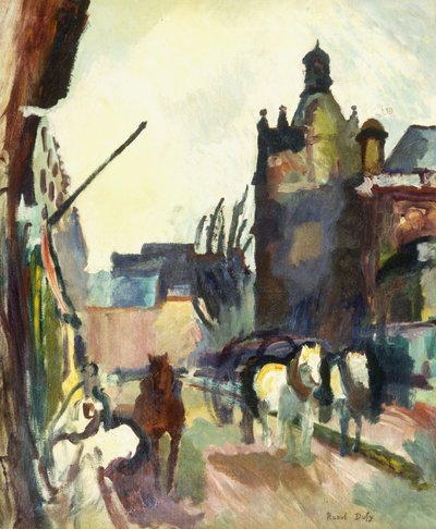 The Horse Drawn Carriage by Raoul Dufy