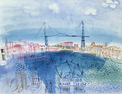 The Old Port of Marseille by Raoul Dufy