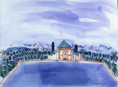 The Pool at Menara by Raoul Dufy