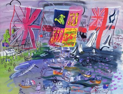 The Regatta at Henley, c.1933 by Raoul Dufy