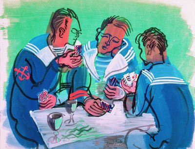 The Three Sailors by Raoul Dufy