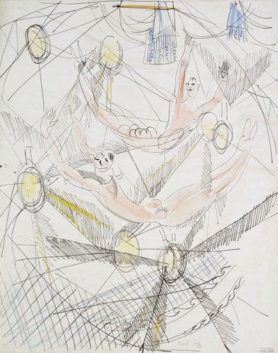 The Trapeze by Raoul Dufy