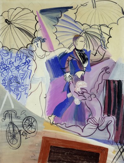 Tightrope Walkers by Raoul Dufy
