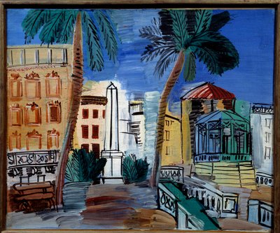 View Of The Obelisk In Hyeres by Raoul Dufy