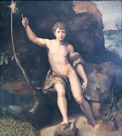 Saint John the Baptist by Raphael (1483 1520) (after)