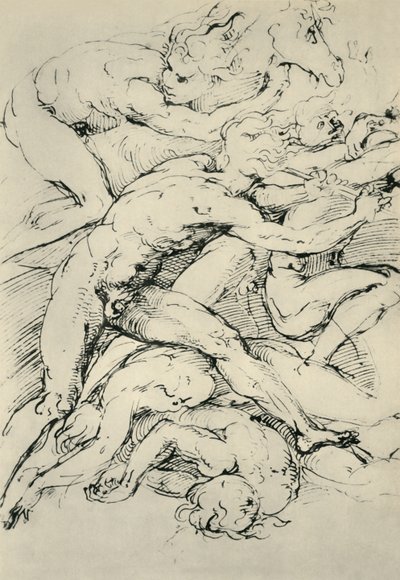 Battle scene, early 16th century by Raffaello Sanzio Raphael