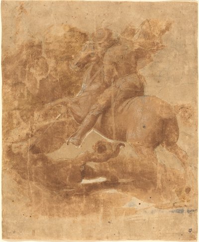 Saint George and the Dragon by Raphael