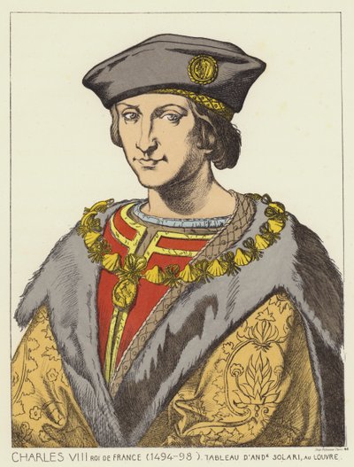 Charles VIII, King of France by Raphael Jacquemin