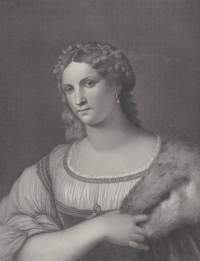 La Fornarina by Raphael Morghen