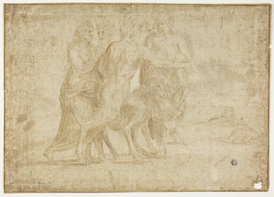 Faun and Nymphs by Raymond de Lafage