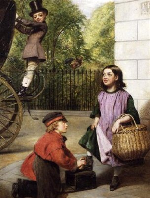 The Shoe Shiner by Rebecca Solomon