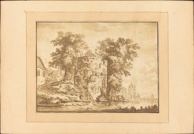 Dutch Landscape by Regina Schönecker after Abraham Rademaker