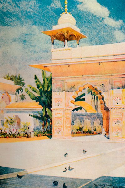 Diwan-I-Khas, Delhi, 1913 by Reginald Barratt