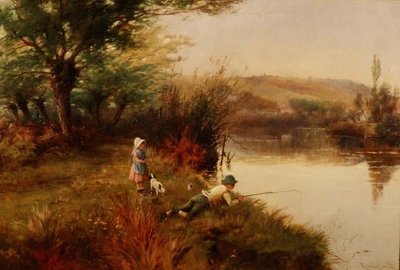 The Young Anglers by Reginald Smith