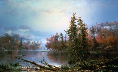 Autumn Landscape by Regis Francois Gignoux
