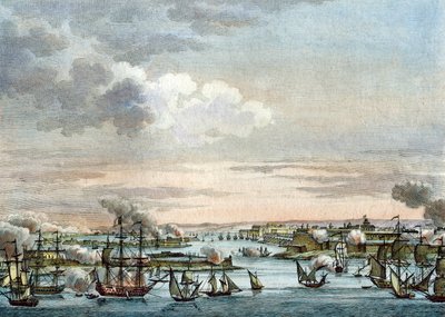 The French Fleet in Malta by Reiner Vinkeles