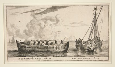 Two Boats by Reinier Nooms