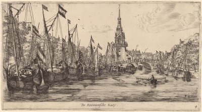 Roowaensche Quay by Reinier Nooms, called Zeeman