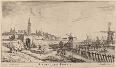 Zaagmolen Gate by Reinier Nooms, called Zeeman
