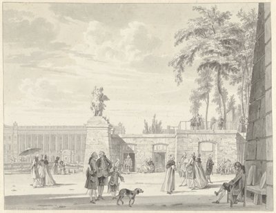 The Tuileries in Paris by Reinier Vinkeles (I)