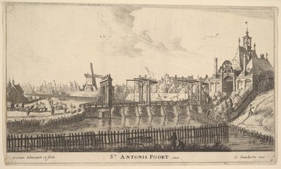 St. Antonis Gate, Amsterdam by Reinier Zeeman
