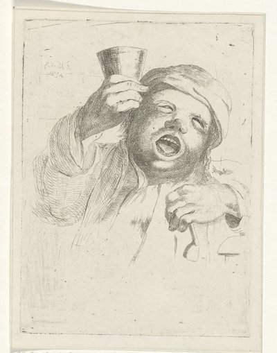 Drinker by Reinierus Albertus Ludovicus baron van Isendoorn à Blois
